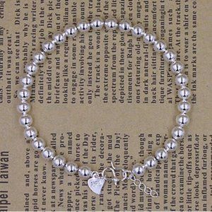 *NEW 925 Sterling Silver Mini Bead Bracelet